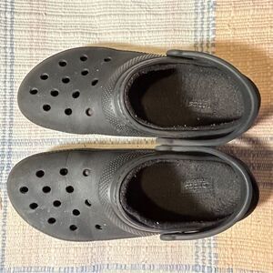 Crocs Mens Black Size 11 Lightly Lined Clog Comfort Outdoor Water  Shoes